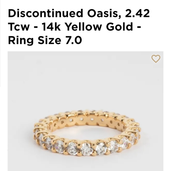 Size 6, 2.42 total cts Diamond Nexus white gold eternity band with original box - Picture 7 of 7